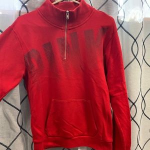 Red Pink Crew Sweatshirt